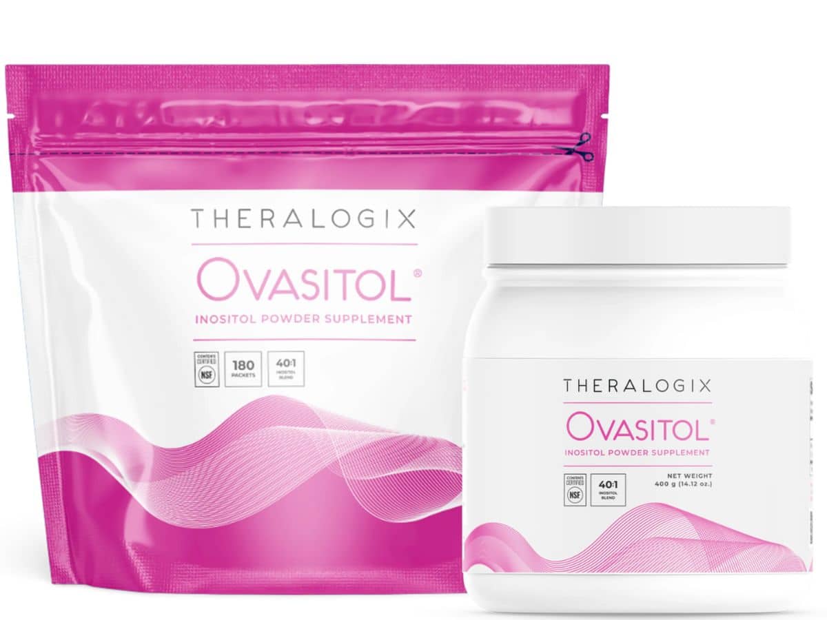 Photos of Ovasitol Packages by the brand Theralogix