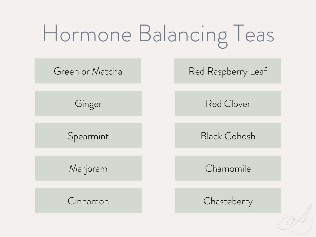 10 Best Hormone Balancing Teas For Women The PCOS Nutritionist Alyssa