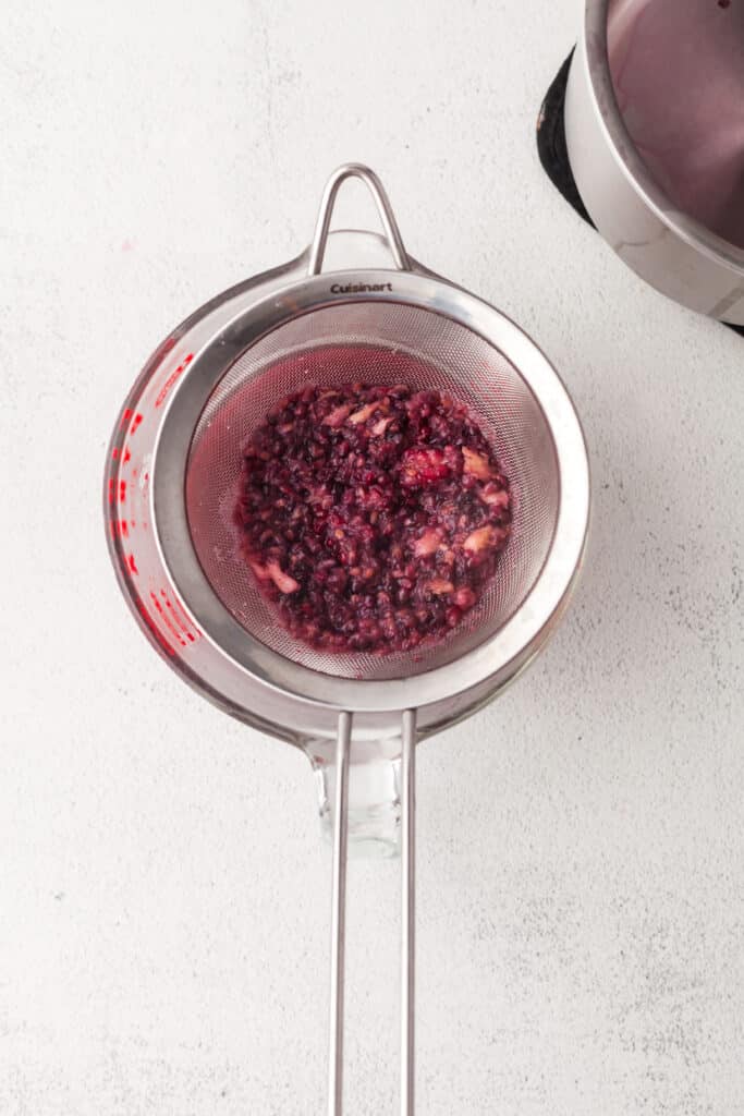 process shot of making cortisol cocktail lemonade.