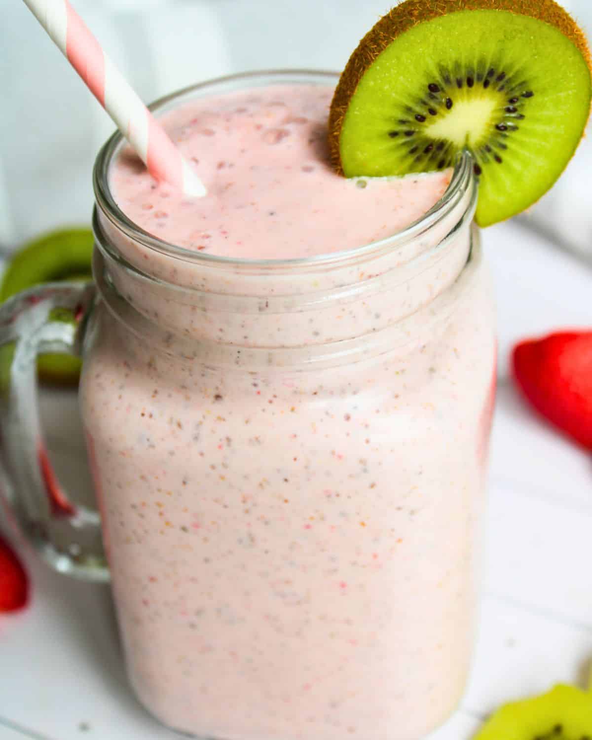 Kiwi Quencher Tropical Smoothie (Healthy Copycat Recipe) The PCOS