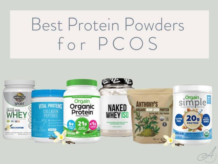 several different brands of protein powder for pcos.
