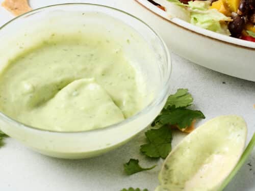 Avocado Cilantro Lime Taco Salad Dressing