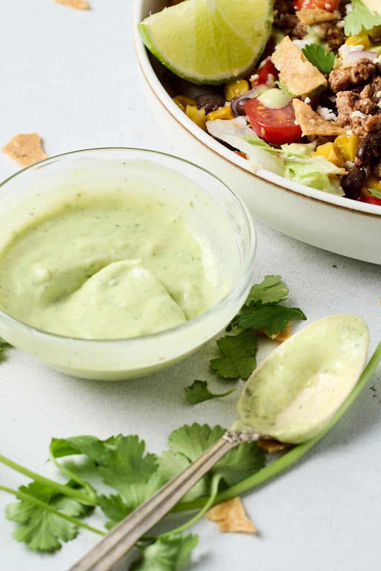 Best Taco Salad Dressing Recipe (Easy + Healthy) - The PCOS ...