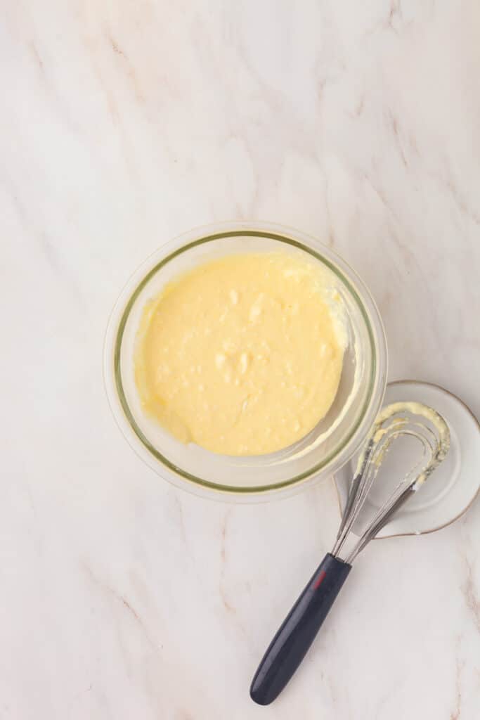 process shots of how to make protein biscuits.