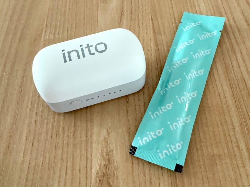 inito fertility monitor on a countertop.