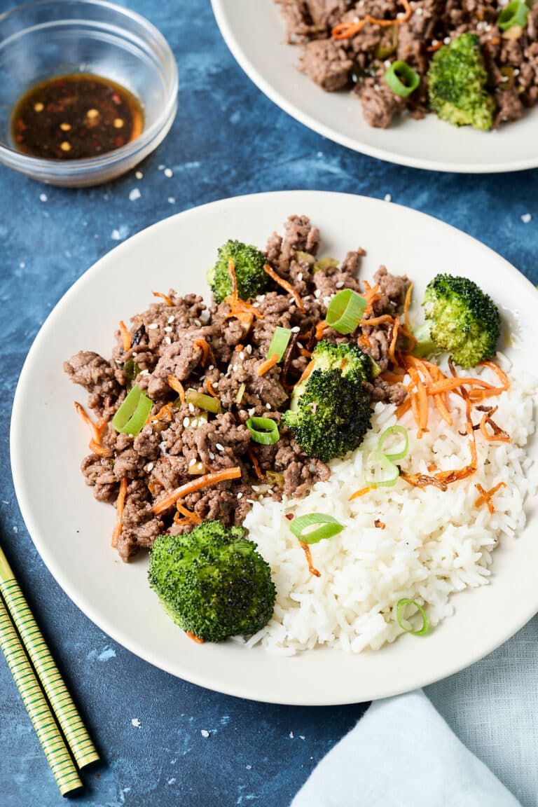 Easy Korean Ground Beef Bulgogi Bowl with Veggies The PCOS