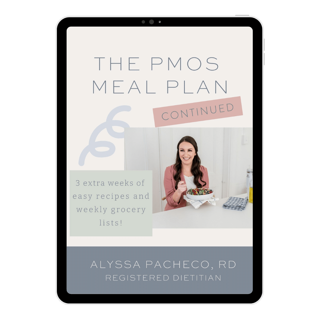 Extra 3 Weeks of PMOS Meal Plan